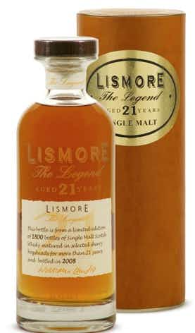 Lismore The Legend Single Malt Scotch Whisky 21 year old