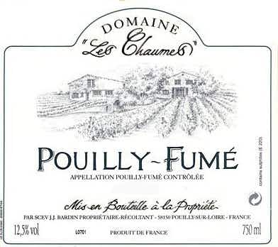 Domaine Les Chaumes Pouilly Fumé 2010