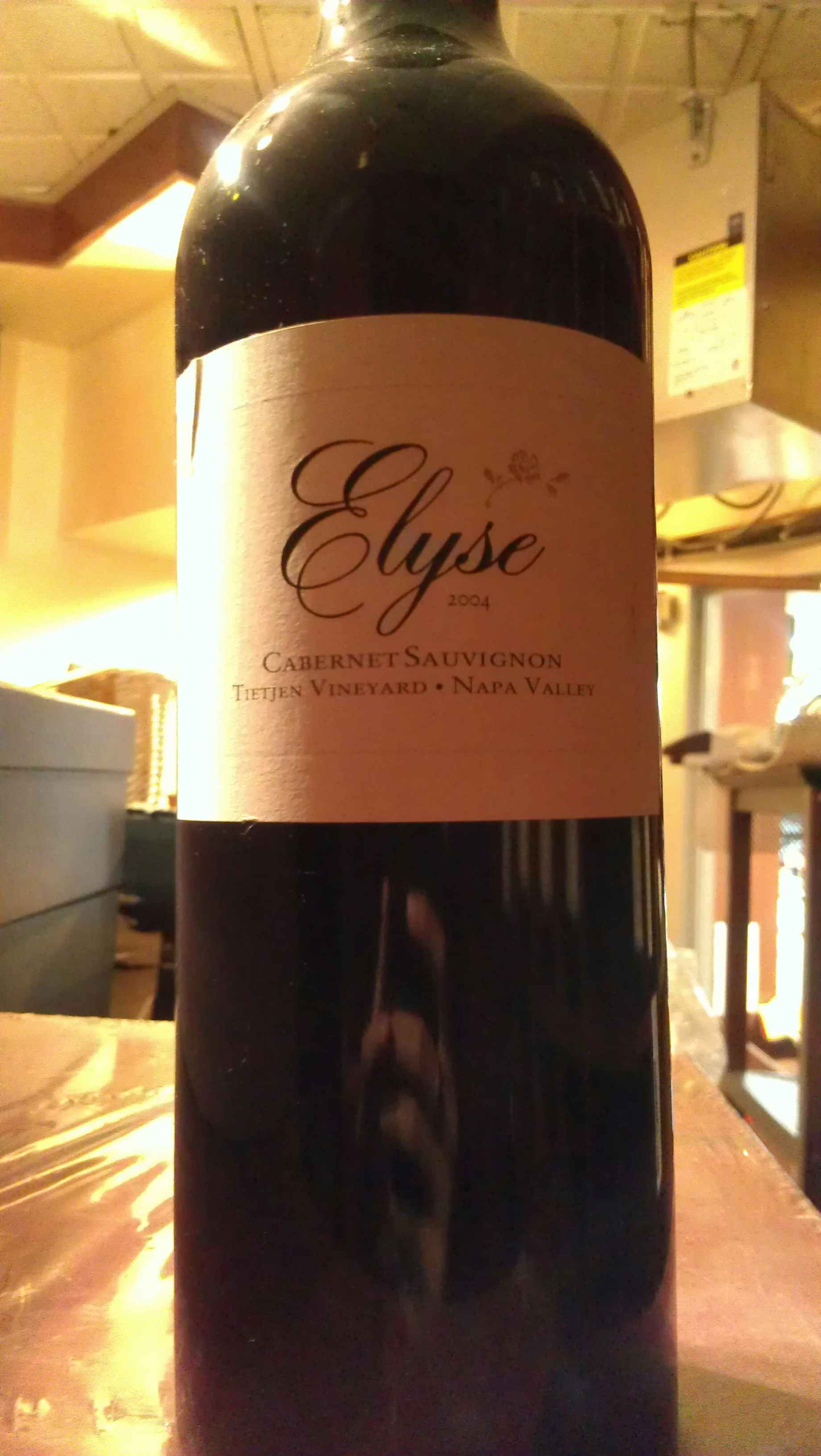 Elyse Tietjen Vineyard Cabernet Sauvignon 2004