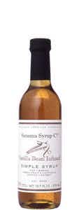 Sonoma Syrup Vanilla Bean Infused Simple Syrup 375ml
