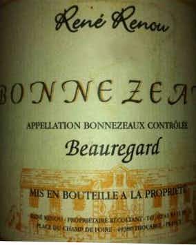 Domaine Rene Renou Bonnezeaux Beauregard 1997 500ml