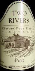 Two Rivers Winery Port 375ml