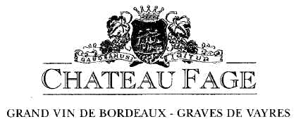 Château-Fage Graves de Vayres Blanc 2017