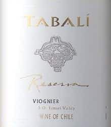 Vina Tabali Reserva Viognier