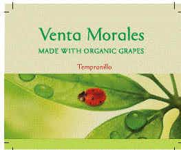 Venta Morales Organic Tempranillo