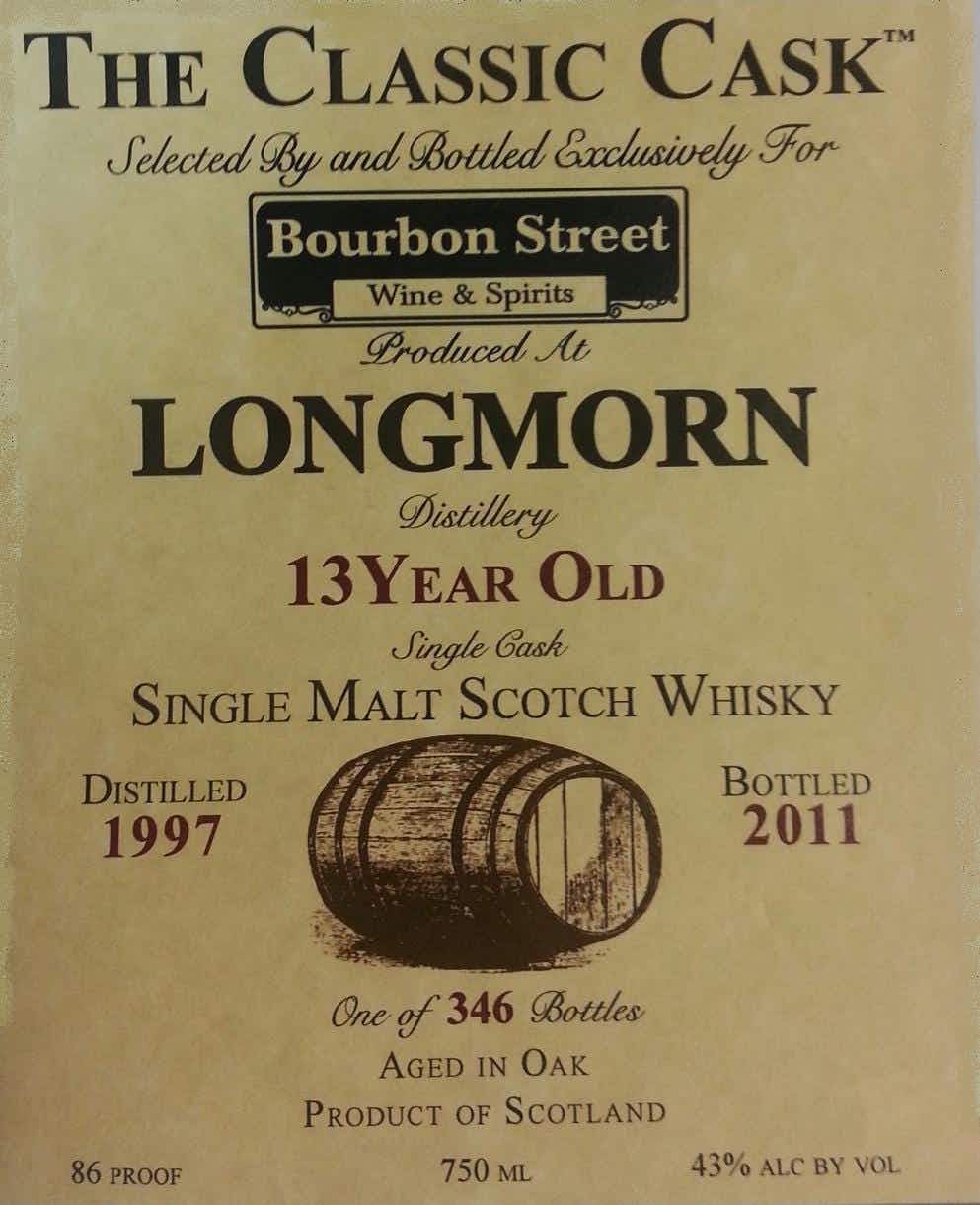 Glenburgie The Classic Cask Single Malt Scotch Whisky 14 year old