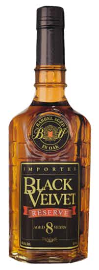 Black Velvet Reserve Whisky 8 year old