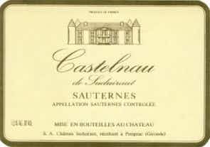 Castelnau de Suduiraut Sauternes 2009