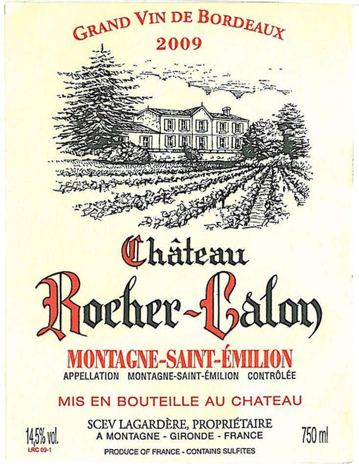 Chateau Rocher-Calon Montagne Saint Emilion 2009