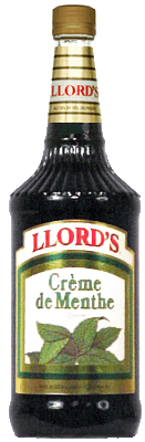 Llord's Green Creme De Menthe 1L