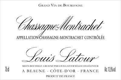 Louis Latour Chassagne Montrachet Rouge 2012