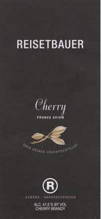 Reisetbauer Eau de Vie Cherry Brandy 375ml
