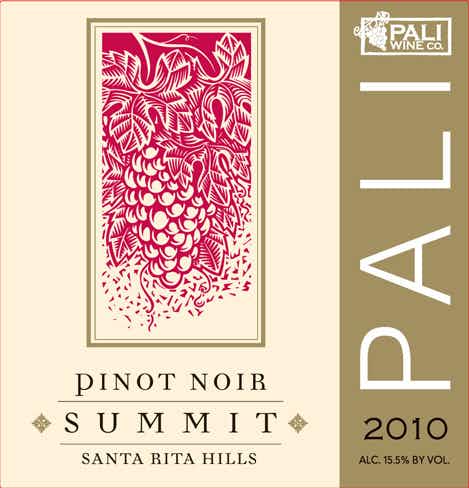 Pali Wine Company Summit Pinot Noir 2010
