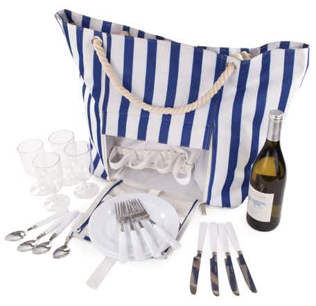 True Fabrications Nantucket Picnic Tote 750ml