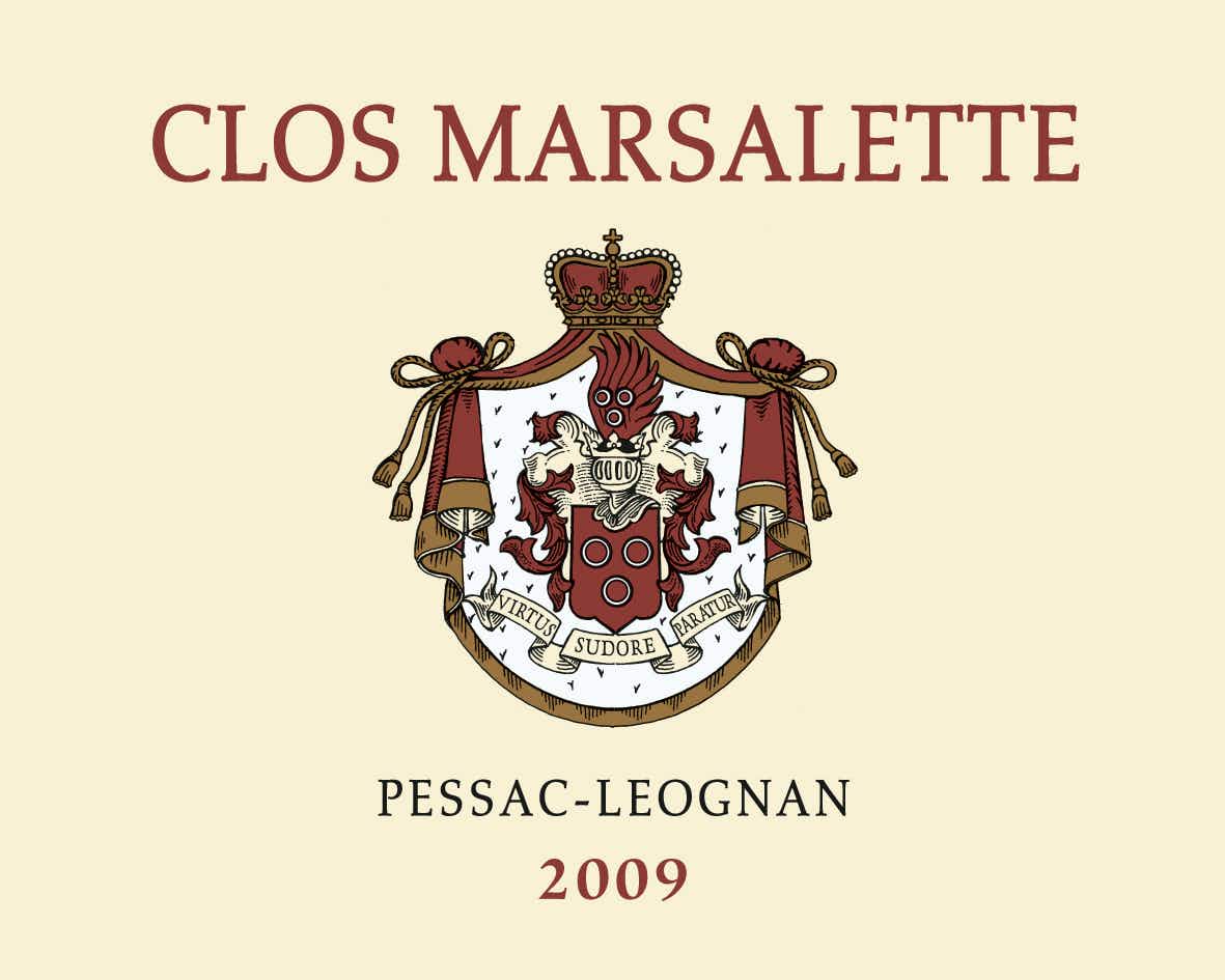 Clos Marsalette Pessac Leognan 2010