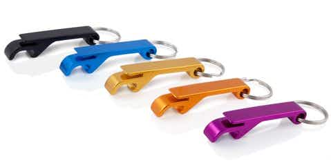 True Fabrications Assorted Keychain Bottle Openers 750ml