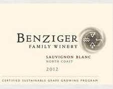 Benziger Sauvignon Blanc 2012