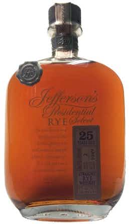 Jefferson's Presidential Select Rye 25 year old