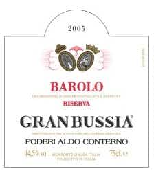 Poderi Aldo Conterno Barolo Granbussia Riserva 2005