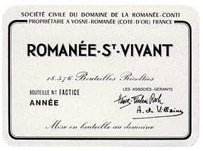 Domaine de la Romanee Conti Romanée St. Vivant 1998