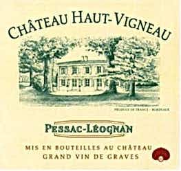Chateau Haut Vigneau Pessac Leognan 2011