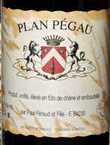 Domaine du Pegau Château Pégau Plan Pegau Lot