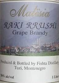 Malesia Raki Rushi Grape Brandy 1L
