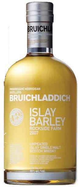 Bruichladdich Rockside Farms Islay Barley Unpeated Single Malt Scotch Whisky 2007