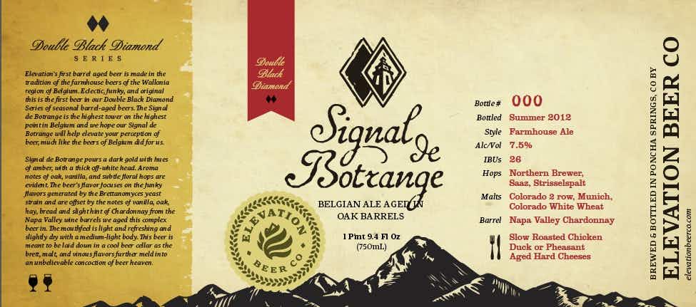 Elevation Beer Signal De Botrange 750ml