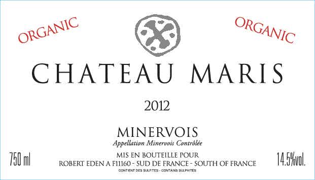 Chateau Maris Minervois Organic