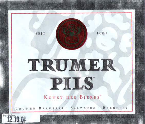 Trumer Pils Pilsner 6 pack 12oz Bottle