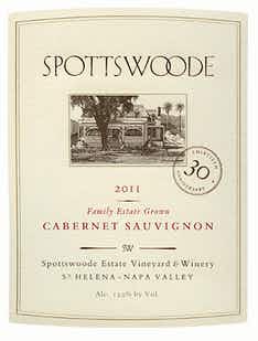 Spottswoode Cabernet Sauvignon 2011