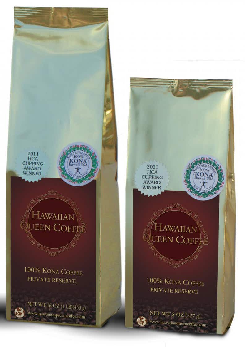 Hawaiian Queen Private Reserve Kona Coffee 8oz