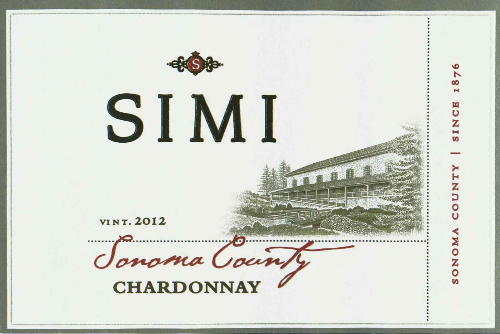 Simi Sonoma County Chardonnay 2016