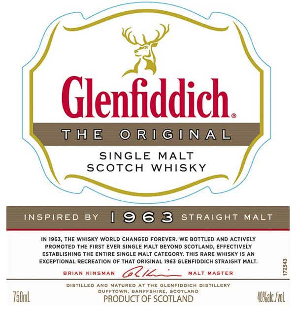 Glenfiddich Retro Limited Edition 1963 Single Malt Scotch Whisky