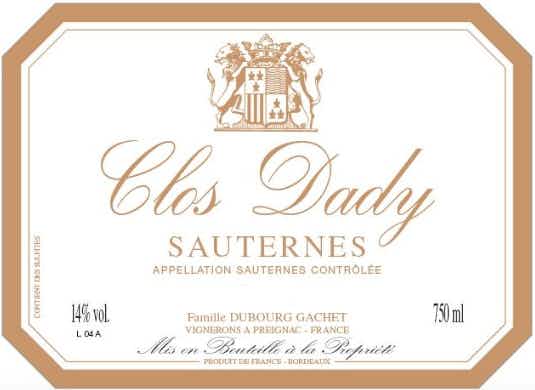 Clos Dady Sauternes