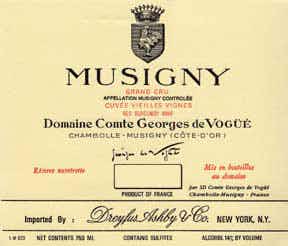 Domaine Comte Georges de Voguë Musigny Vieilles Vignes 2012