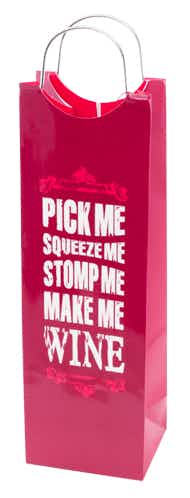 True Fabrications Pick Me Wine Gift Bag 750ml