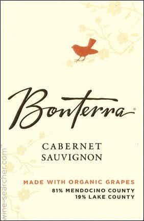 Bonterra Cabernet Sauvignon 2016