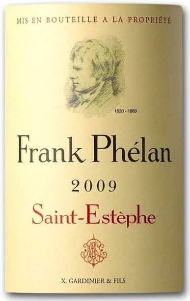 Frank Phelan Saint Estèphe 2009