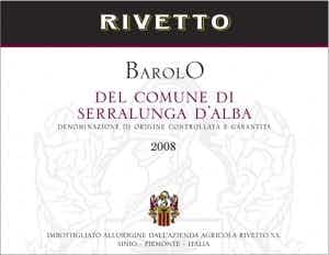 Rivetto Barolo Serralunga d'Alba 2008