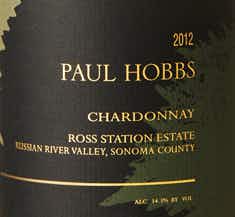Paul Hobbs Ross Station Chardonnay 2012