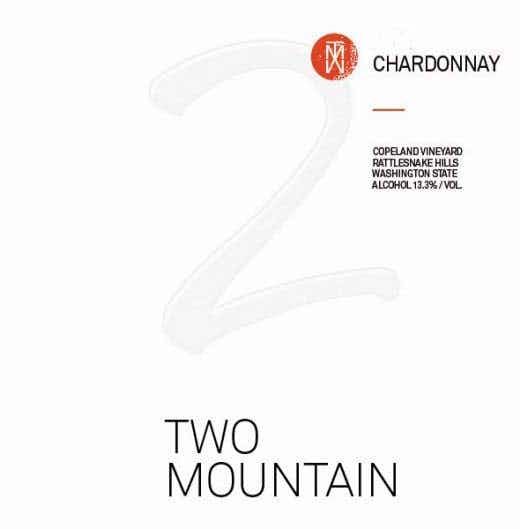 2 Mountain Winery Chardonnay 2012