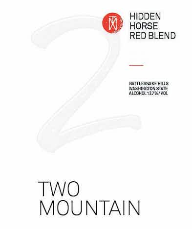 2 Mountain Winery Hidden Horse Red Table Wine No. 11