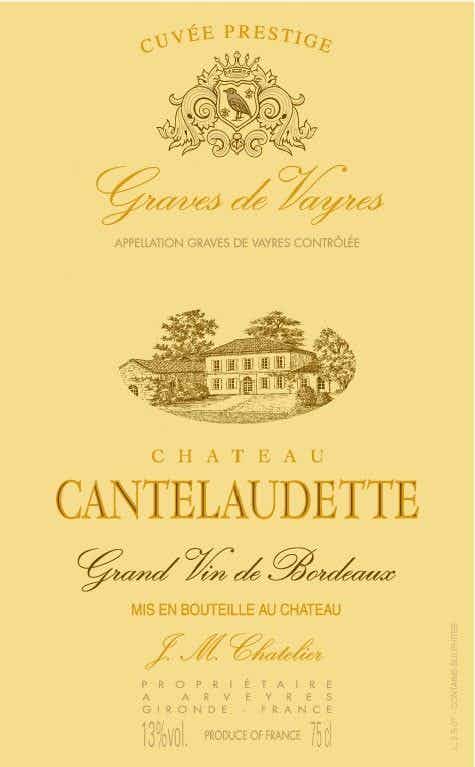 Chateau Cantelaudette Graves de Veyres Rouge