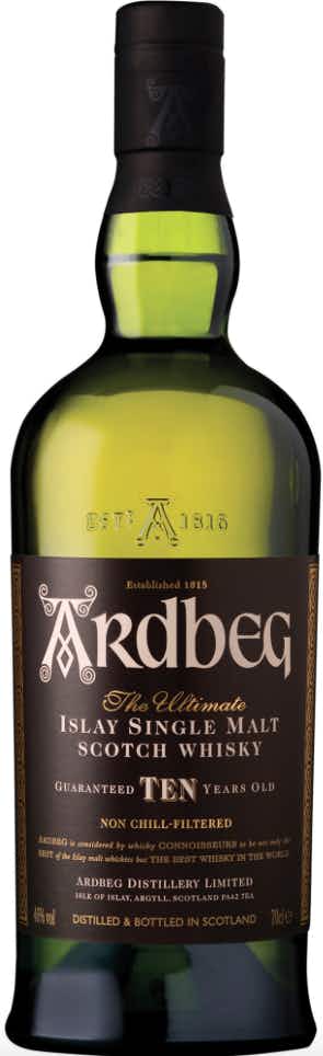 Ardbeg Distillery Single Malt Scotch Whisky 10 year old