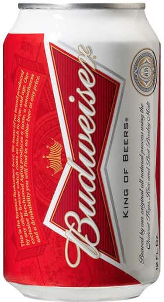 Budweiser Beer 24 pack 12oz Can
