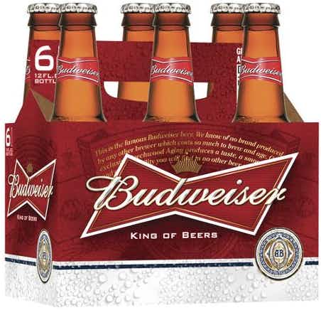 Budweiser Beer 12 pack 12oz Bottle