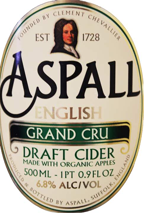 Aspall English Grand Cru Organic Draft Cider 500ml Bottle