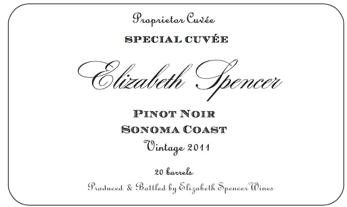 Elizabeth Spencer Special Cuvée Pinot Noir 2011